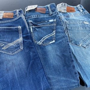 3 Pair NWT BKE Men’s Jeans Size 28/29 Short